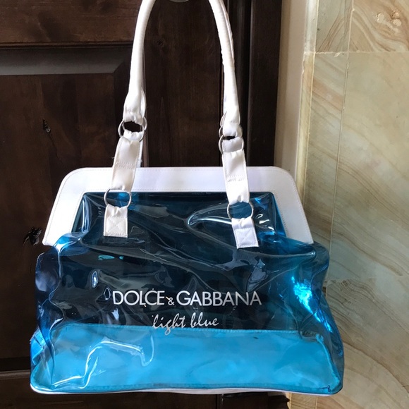 dolce and gabbana clear bag